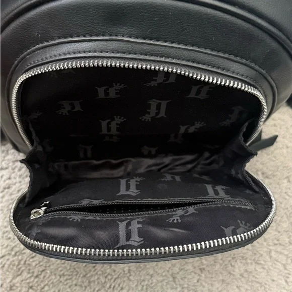 Black Loungefly Mini Backpack (Pins Included) - Picture 5 of 9